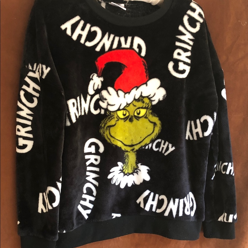 Black Grinch Graphic Crewneck Sweater - The Grinch